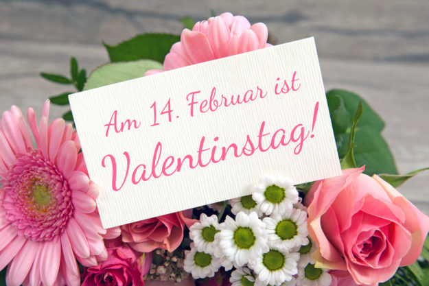 Valentinstag Blumen zum Valentinstag Geschenk